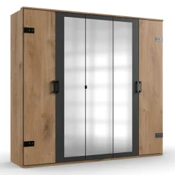 Kleiderschrank mit Spiegel Latizia*Pharao24 Online