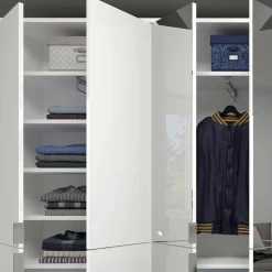 Outlet Kleiderschrank mit Spiegeltüren Ridonner Drehtürenschränke|Kleiderschränke