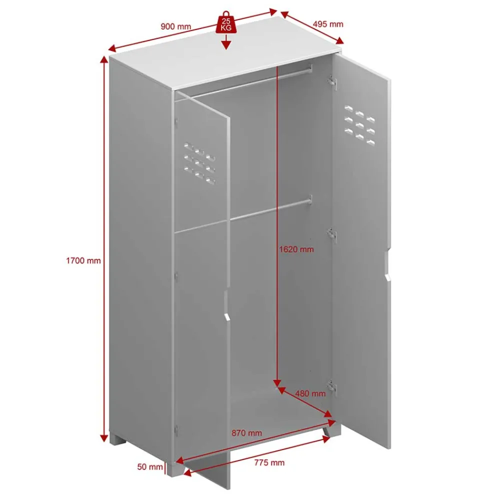 Hot Kleiderschrank Onvenzos Kleiderschränke|Schlafzimmerschränke