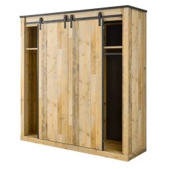 Clearance Kleiderschrank rustikal Studiana Kleiderschränke|Schlafzimmerschränke