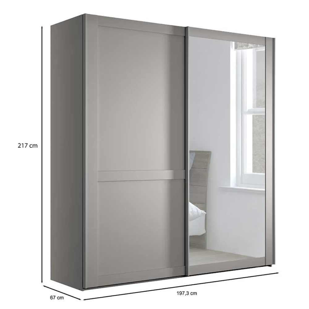 Outlet Kleiderschrank Schwebetüren Saconso Kleiderschränke|Schlafzimmerschränke