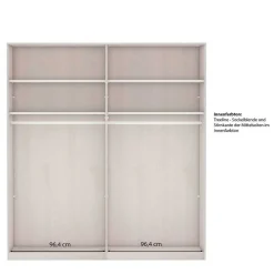 Outlet Kleiderschrank Schwebetüren Saconso Kleiderschränke|Schlafzimmerschränke