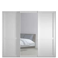 Kleiderschrank Schwebetüren weiß Tudana*Pharao24 Best