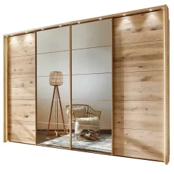 Discount Kleiderschrank Schwebetüren Sanne Massivholzmöbel|Massivholz Kleiderschränke