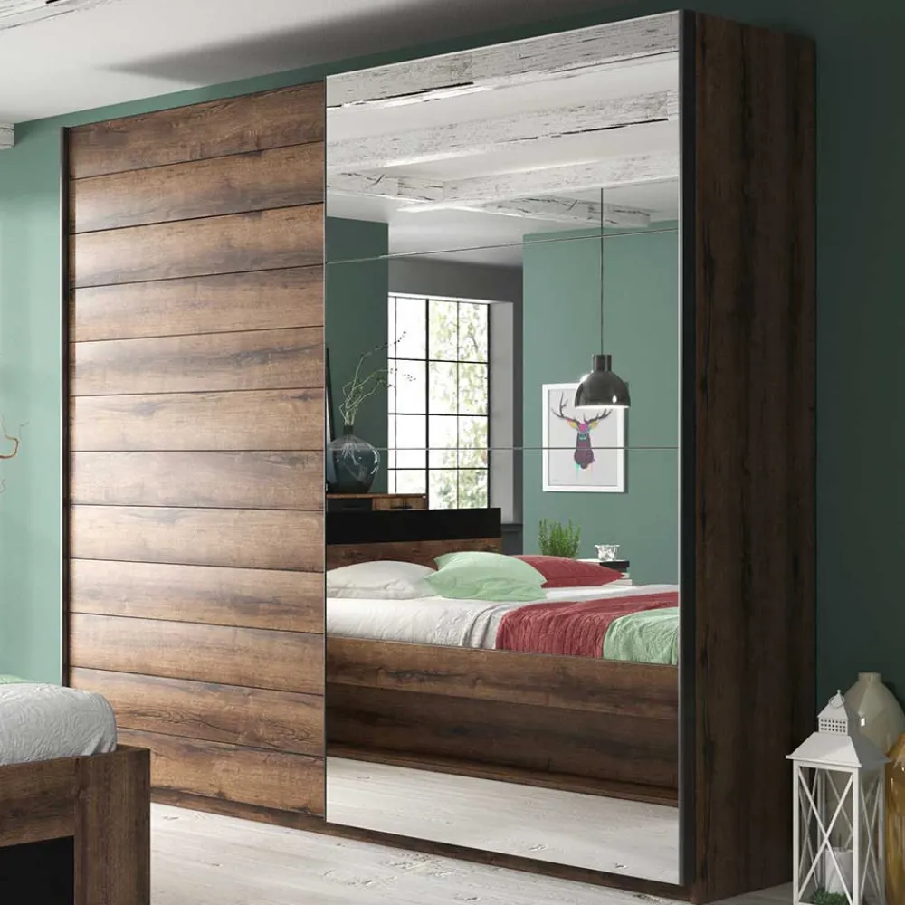 Kleiderschrank Schwebetüren Salassos*Pharao24 Hot