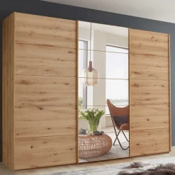 Kleiderschrank teilmassiv Thomas*Pharao24 Outlet