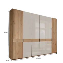 Clearance Kleiderschrank Viramiru Drehtürenschränke