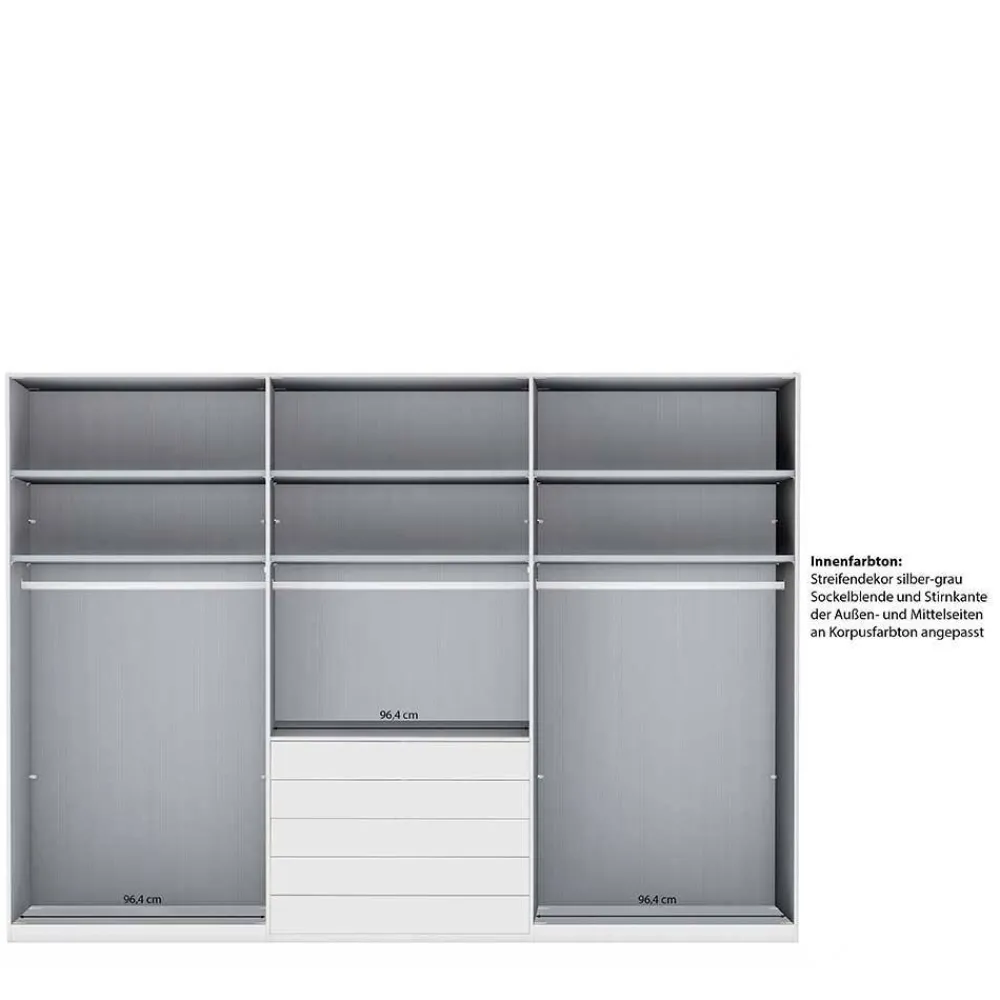 Kleiderschrank weiß Bean*Pharao24 Discount