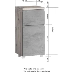 Kleiner Badschrank Fregato*Pharao24 Outlet