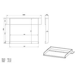 Kommode Kinderzimmer Calla*Pharao24 Hot