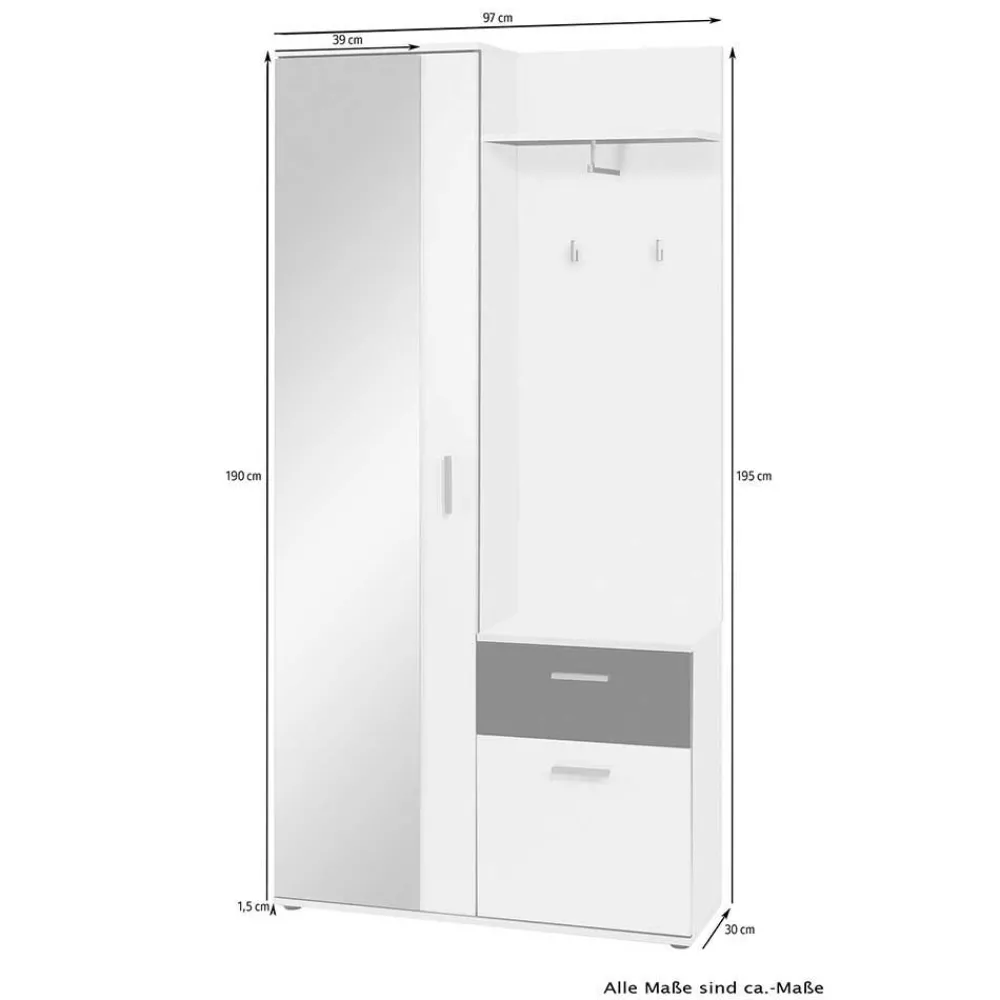 Kompaktgarderobe Seyonda*Pharao24 Hot