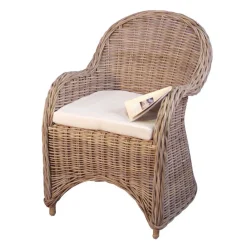 Discount Kubu Rattan Sessel Hilde Esszimmersessel