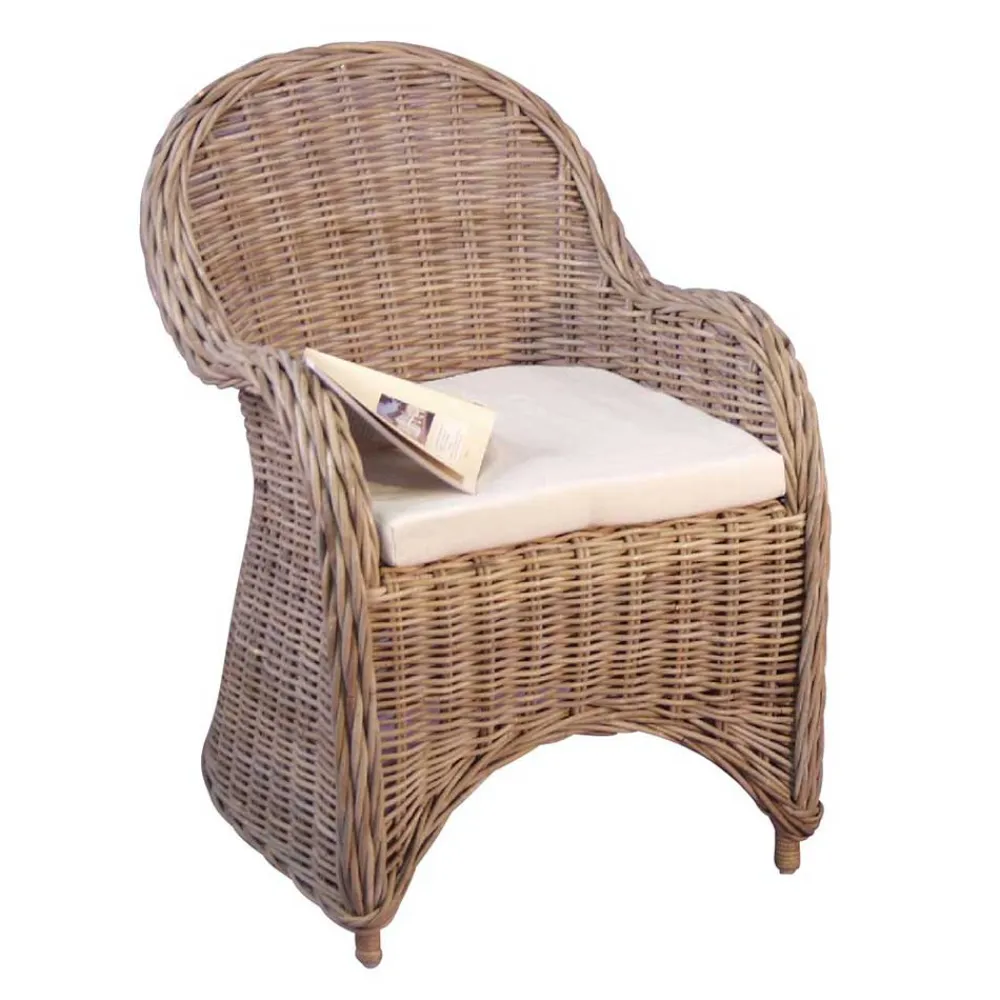 Discount Kubu Rattan Sessel Hilde Esszimmersessel