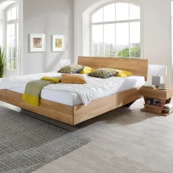 Kufen Holzbett mit Nachttischen Driven*Pharao24 Online