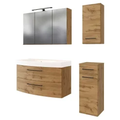 Outlet Landhaus Badmöbel Set Longos Badmöbel Sets