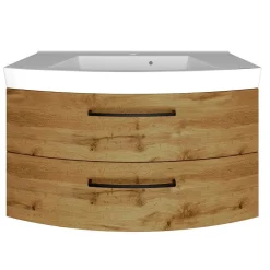 Outlet Landhaus Badmöbel Set Longos Badmöbel Sets