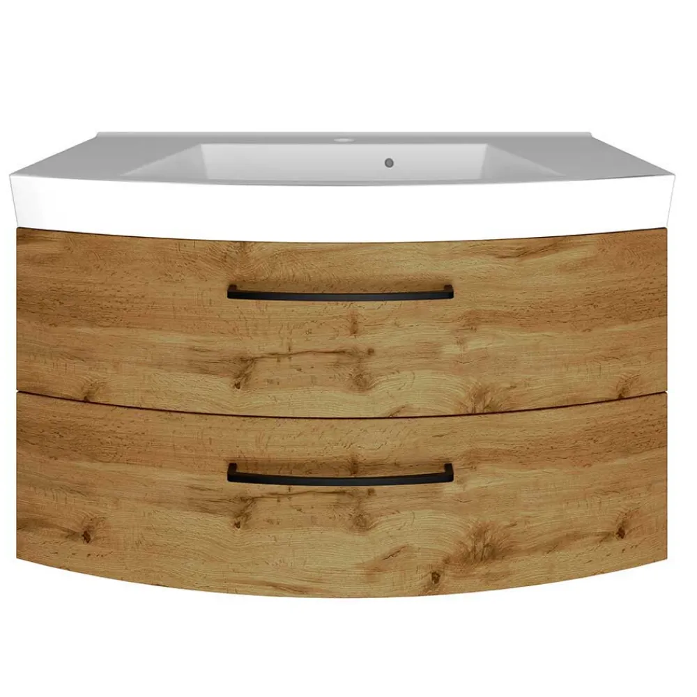 Outlet Landhaus Badmöbel Set Longos Badmöbel Sets