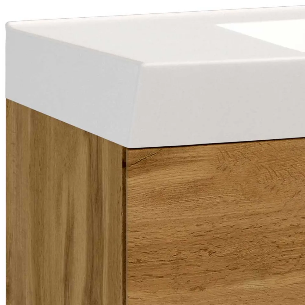 Outlet Landhaus Badmöbel Set Longos Badmöbel Sets