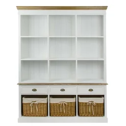 Online Landhaus Bücherregal Tevez Wohnzimmerregale|Regalwände