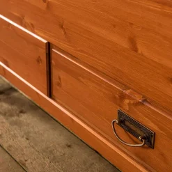 Discount Landhaus Bett 140x200 cm Rovert Komfortbetten|Doppelbetten