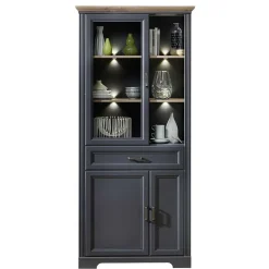 Landhaus Design Wohnwand Valgura Wohnzimmerschrank