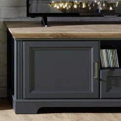 Landhaus Design Wohnwand Valgura Wohnzimmerschrank