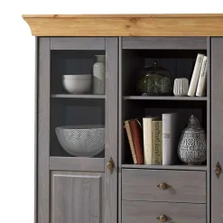 Discount Landhaus Highboard Mangali Esszimmerkommoden|Wohnzimmerkommoden