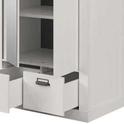 Outlet Landhaus Kleiderschrank Dionada Drehtürenschränke|Kleiderschränke