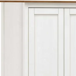 Discount Landhaus Kleiderschrank Janana Massivholzmöbel|Drehtürenschränke