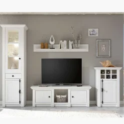 Online Landhaus Schrankwand Pantina Wohnwand 300 Cm