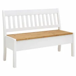 New Landhaus Truhenbank Vicados Massivholzmöbel|Küchenbank