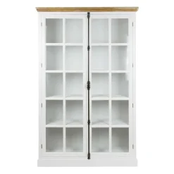 Discount Landhaus Vitrine Tevez Vitrinenschrank|Wohnzimmervitrinen
