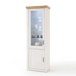 New Landhaus Vitrine Wonders Wohnzimmerschrank|Vitrinenschrank