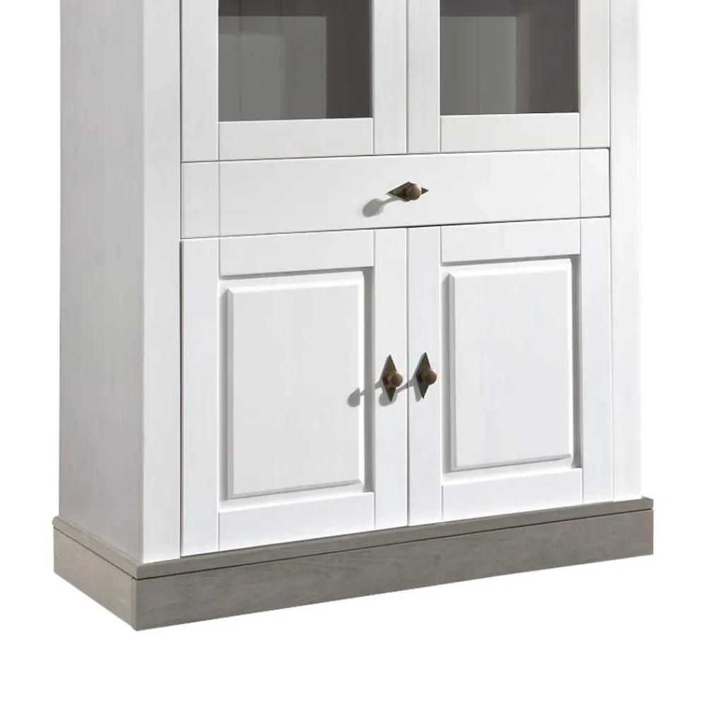 Landhaus Vitrinenschrank Boulogne*Pharao24 Hot