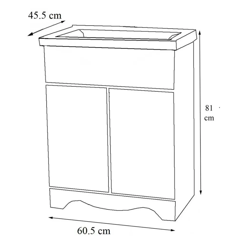 Hot Landhaus Waschplatz Set Exmadura Badmöbel Sets