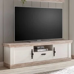 New Landhaus Wohnwand Flurencina Wohnzimmerschrank|Wohnwand 300 Cm