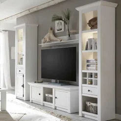 New Landhaus Wohnwand Pantina Wohnwand 300 Cm