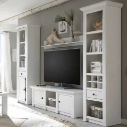 New Landhaus Wohnwand Pantina Wohnwand 300 Cm