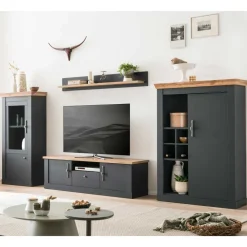 Best Landhaus Wohnwand Saridio Wohnwand 350 Cm