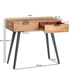 Sale Laptopschreibtisch Kali Massivholztische|Computertische