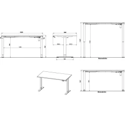 Outlet Laptopschreibtisch Vericia Schreibtische