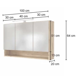 LED Spiegelschrank Dolveran Spiegelschränke|Badezimmerschränke