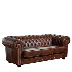 Leder Sofa Wengton*Pharao24 Clearance