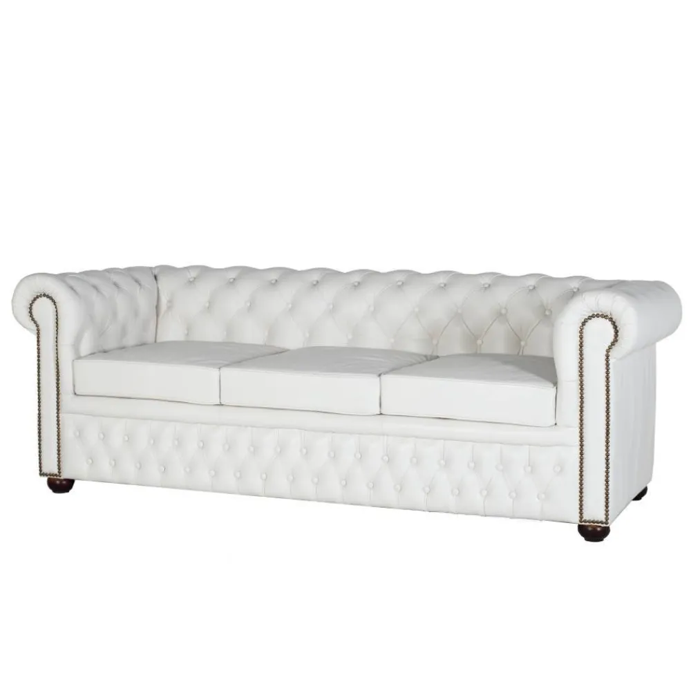 Online Ledersofa Puerto 3 Sitzer Sofa