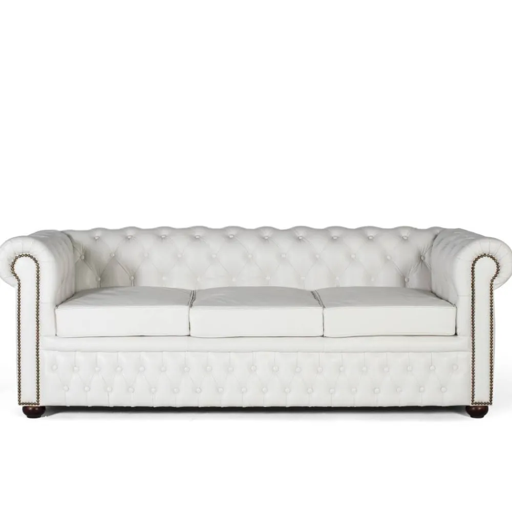 Online Ledersofa Puerto 3 Sitzer Sofa