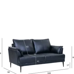 Online Ledersofa Yanatada Polstermöbel|Wohnzimmercouch