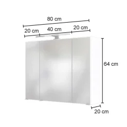 New Lichtspiegelschrank Jalexda Spiegelschränke|Badezimmerschränke