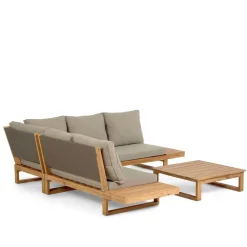 Lounge Ecksofa mit Tisch Vanaea*Pharao24