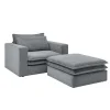 Outlet Lounge Sessel mit Hocker Eltusa Relaxsessel