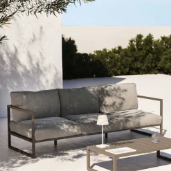 Hot Lounge Sofa In- und Outdoor Shiran Wohnzimmercouch|3 Sitzer Sofa